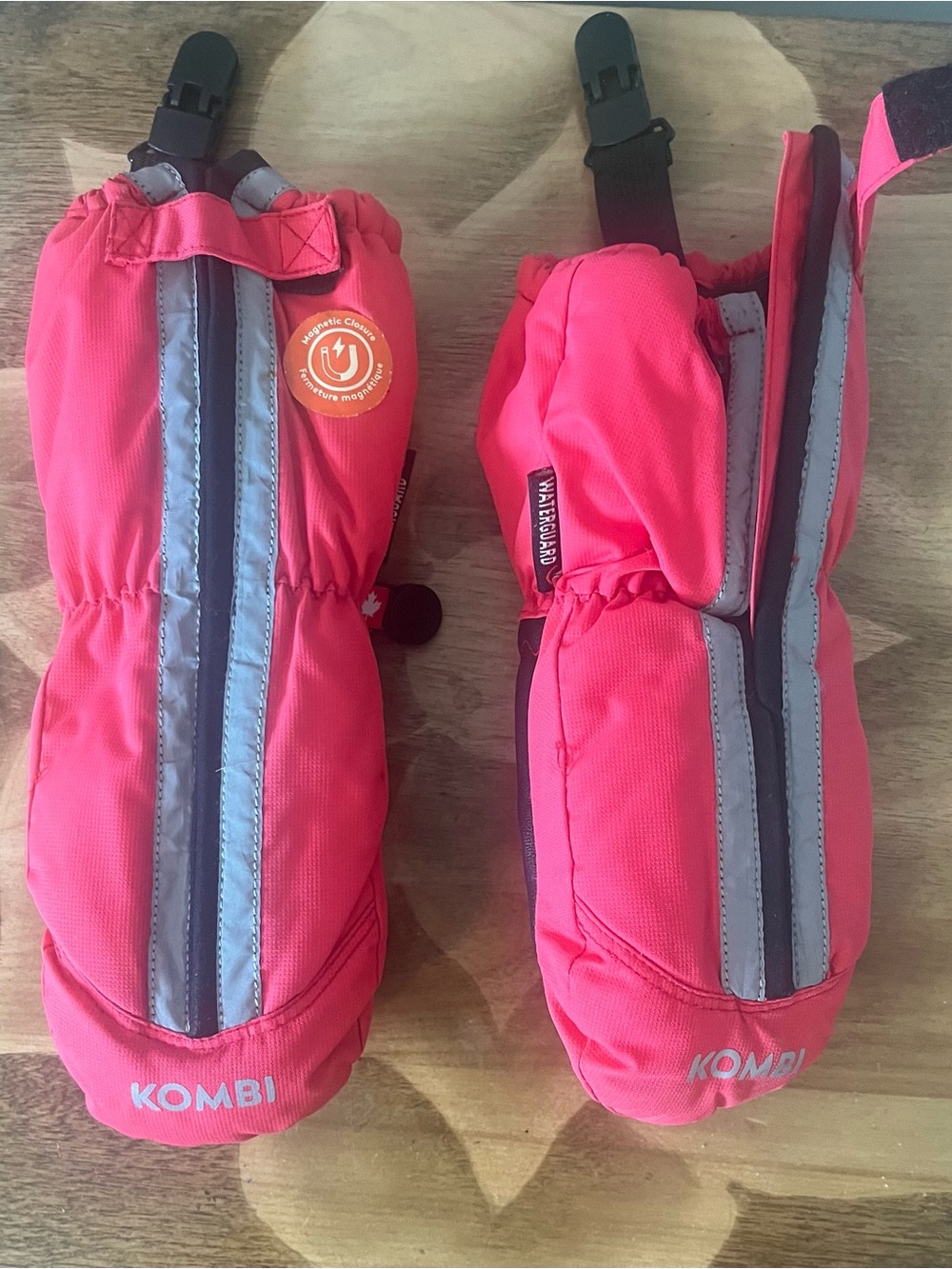 Kombi Kids Pink Waterguard Insulated Winter Mittens – Size L/G